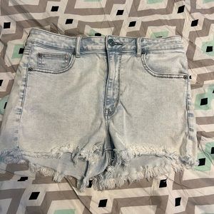 American Eagle High Rise Denim Shorts
